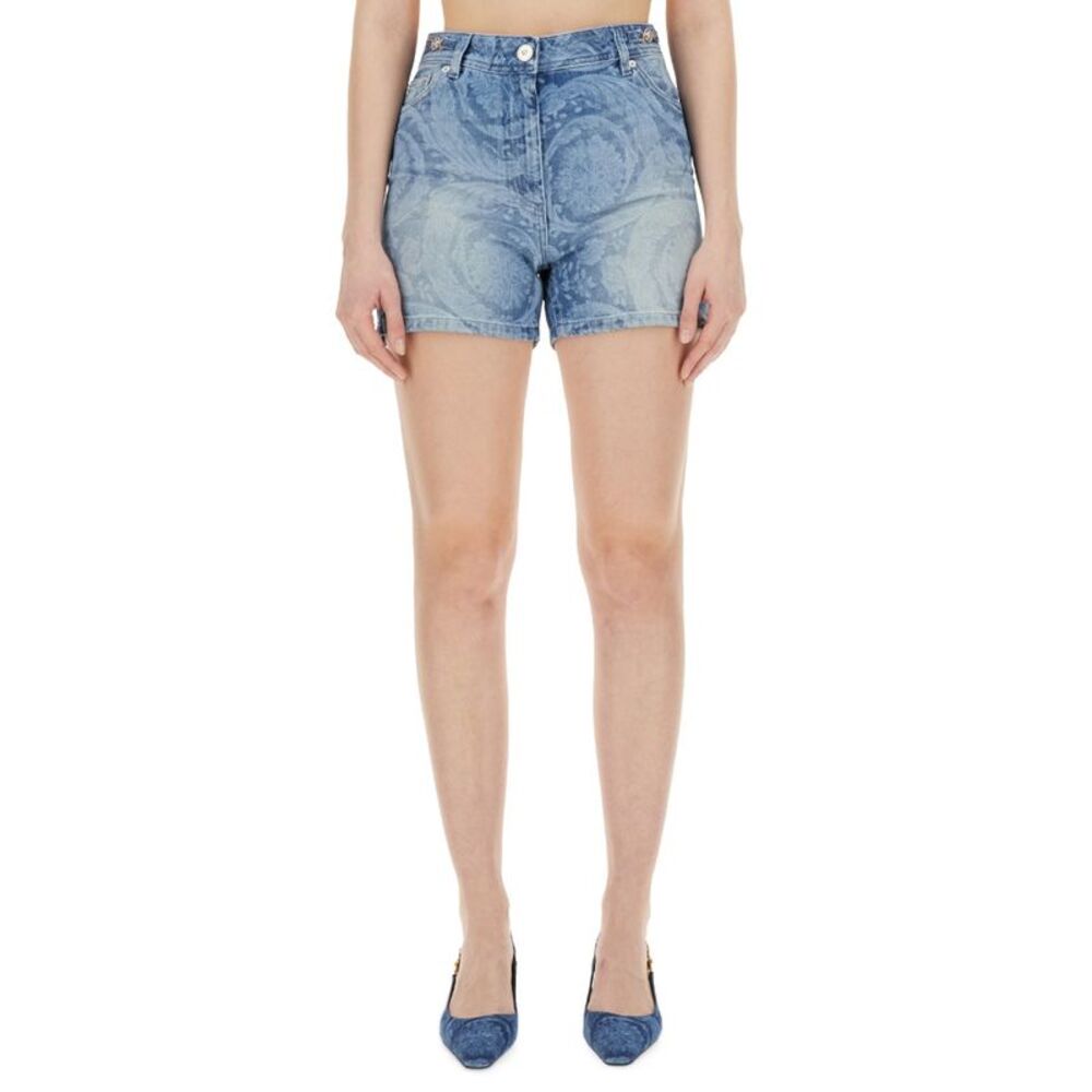 Versace Women Denim Shorts